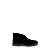Stivaletti Stringati Uomo Clarks Desert Boot in Pelle Nera