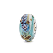 Trollbeads TGLBE-20277 Aquamarine Faceted Glass Bead