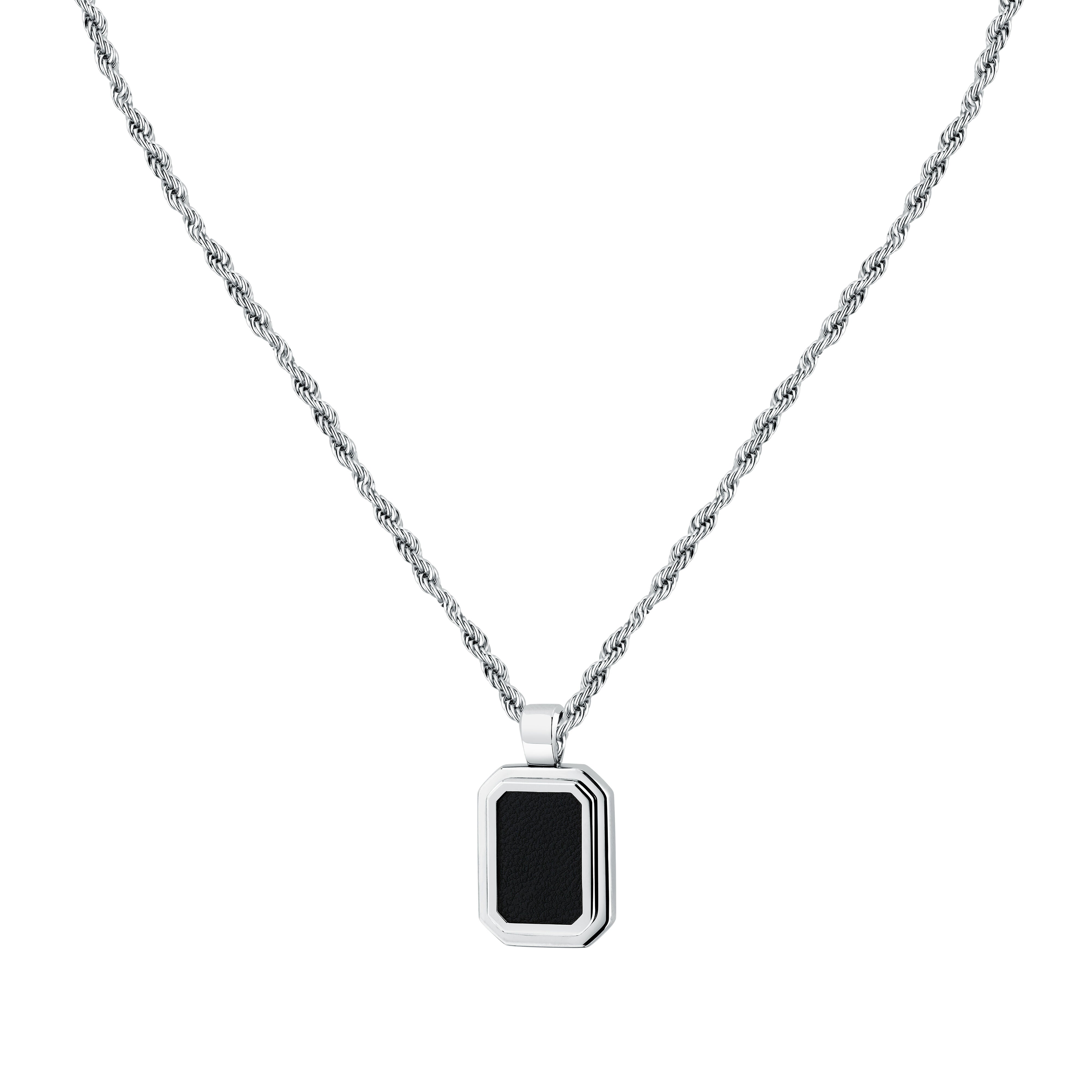 Trussardi T-Leather Men's Necklace Tjaxz15