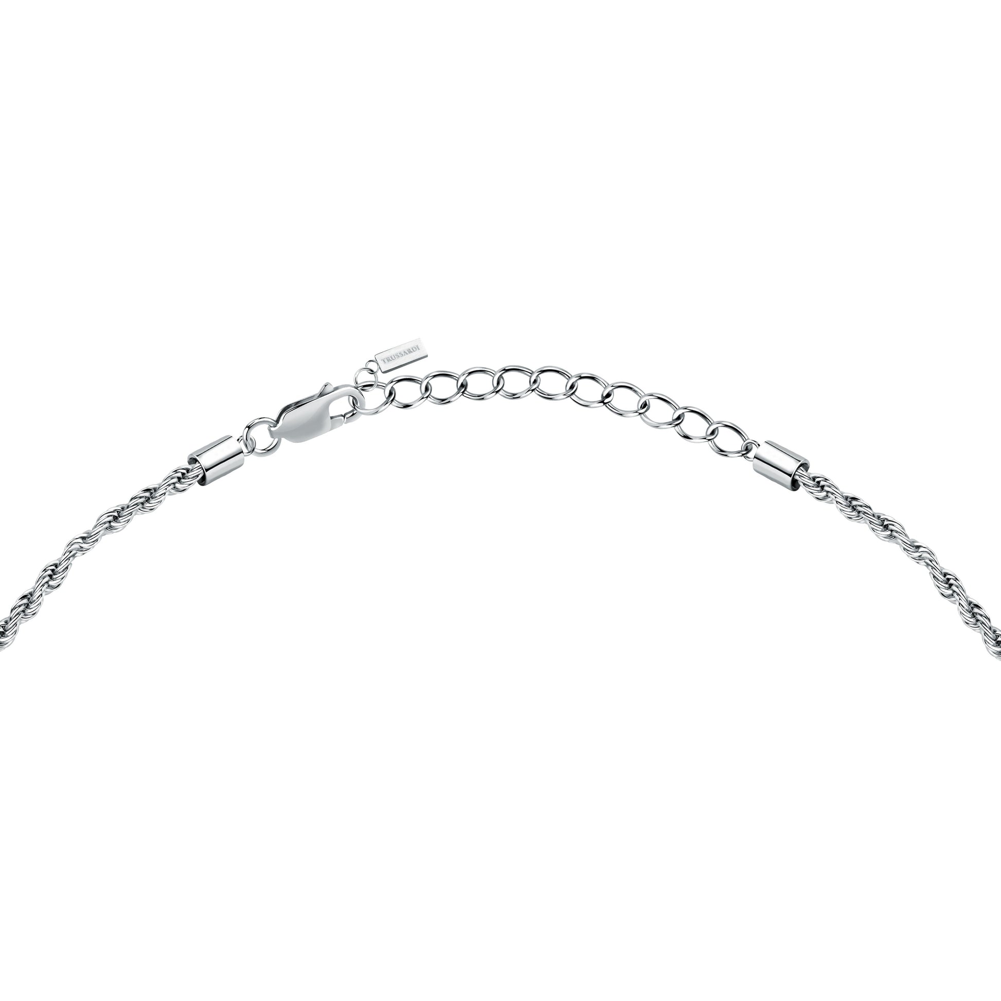 Trussardi T-Leather Men's Necklace Tjaxz15