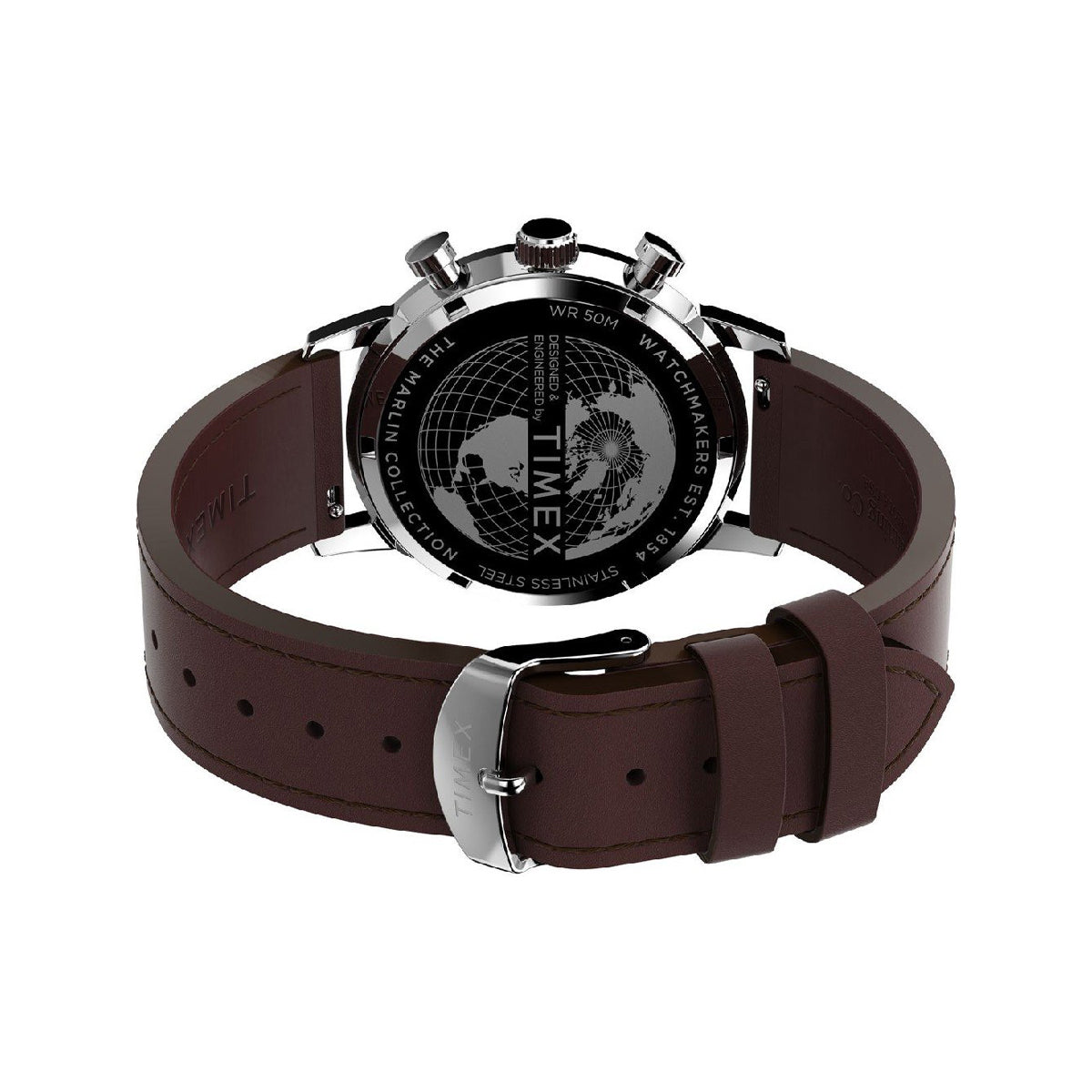 Timex TW2W10200 Women's Square Steel Solo Tempo Watch