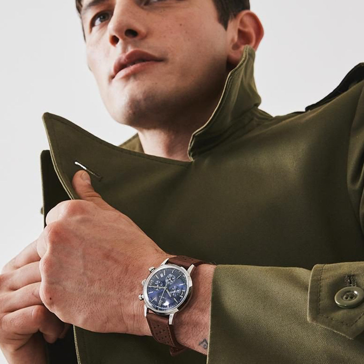 Timex TW2W10200 Women's Square Steel Solo Tempo Watch