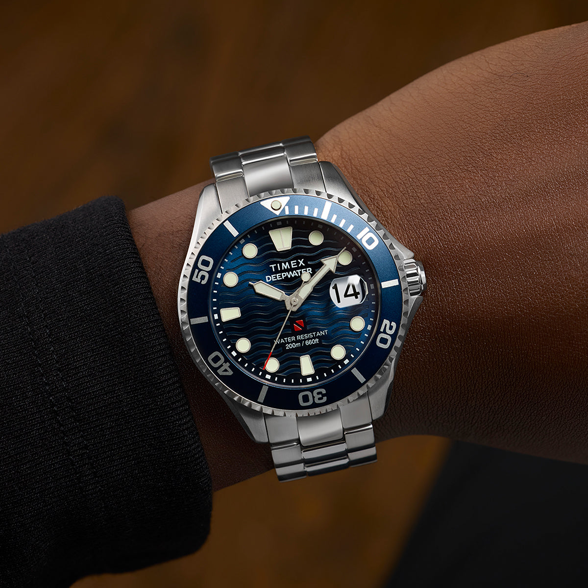 Timex Solo Tempo TW2W81900 Gomma Nero Indiglo