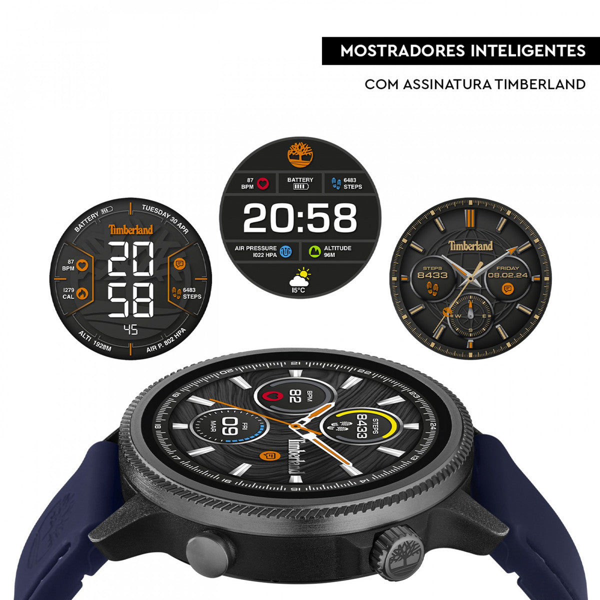 Timberland Multifunzione TDIGB0064502-SET Acciaio Blu