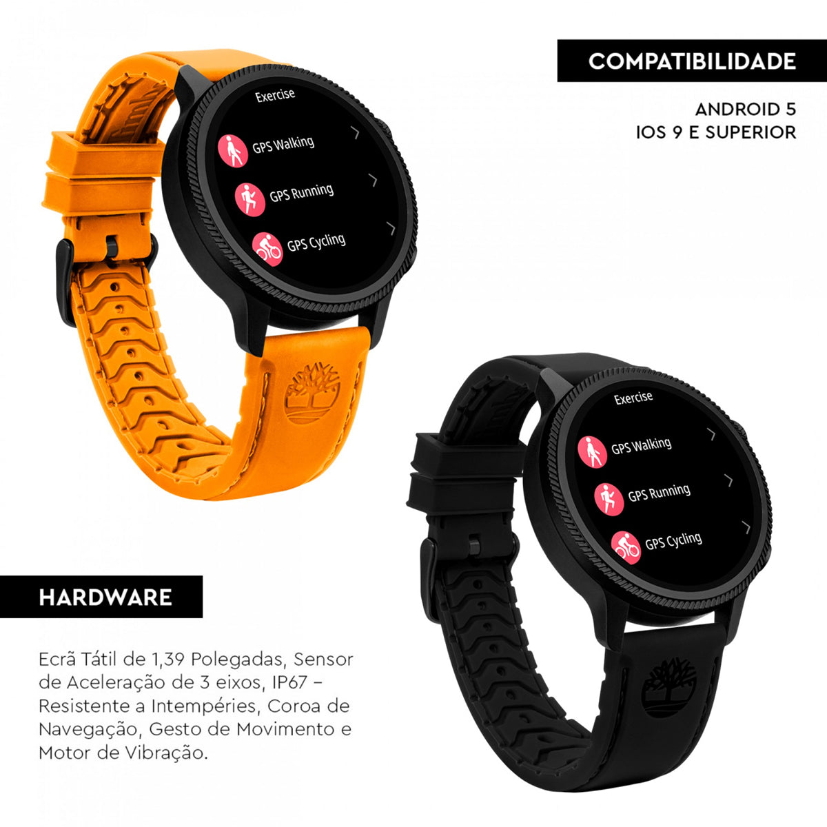 Timberland Multifunzione TDIGB00645X0 Pelle Nera