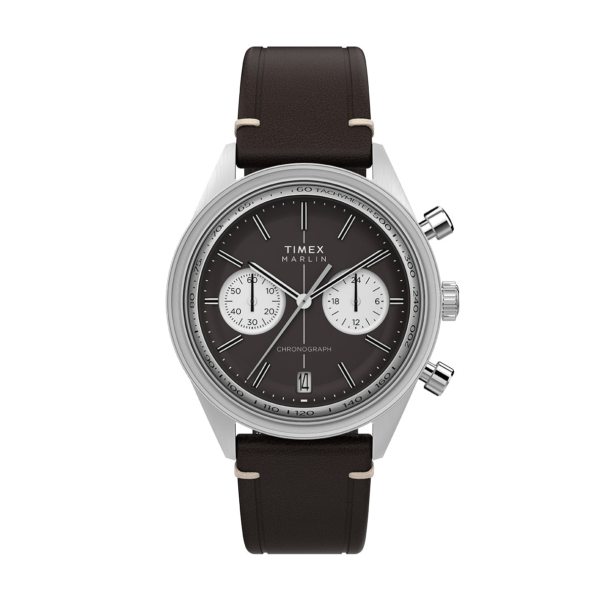 Timex Chronograph TW2Y24700 Pelle Blu Indiglo
