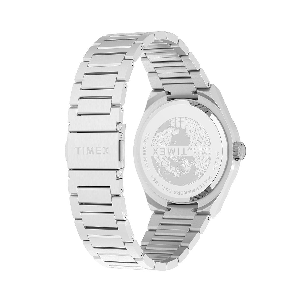 Timex Chronograph TW2Y25000 Acciaio Blu Indiglo