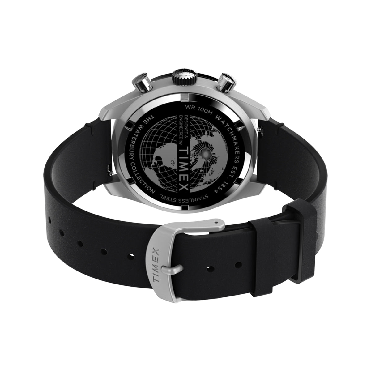 Timex Expedition TW2V42500 Solo Tempo Gomma Nero Indiglo