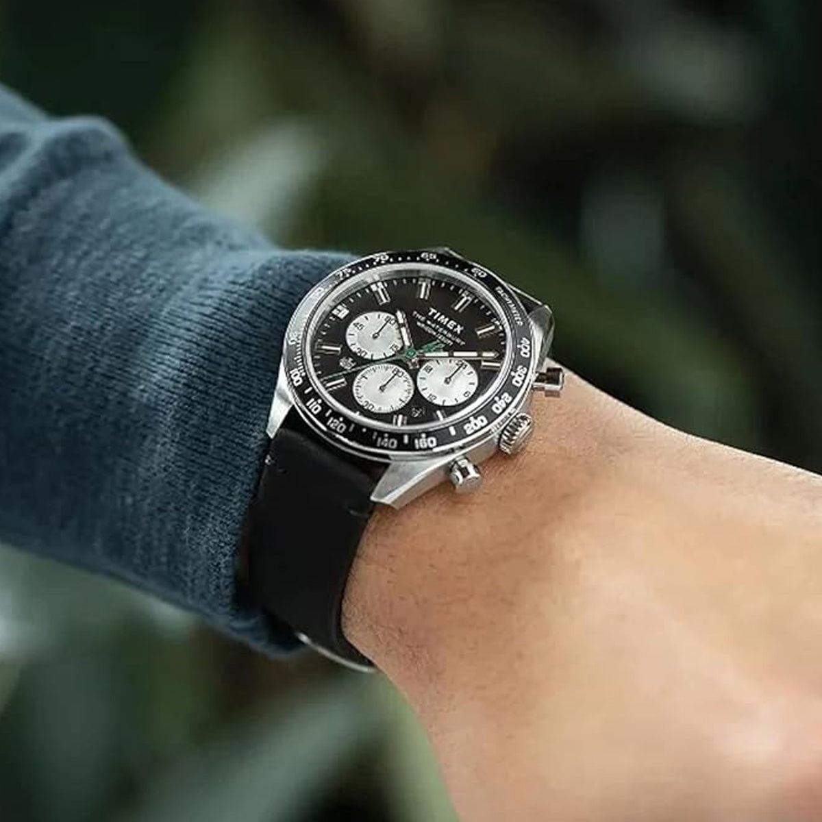 Timex Expedition TW2V42500 Solo Tempo Gomma Nero Indiglo