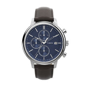 Timex Expedition TW2W76200A Solo Tempo Pelle Indiglo