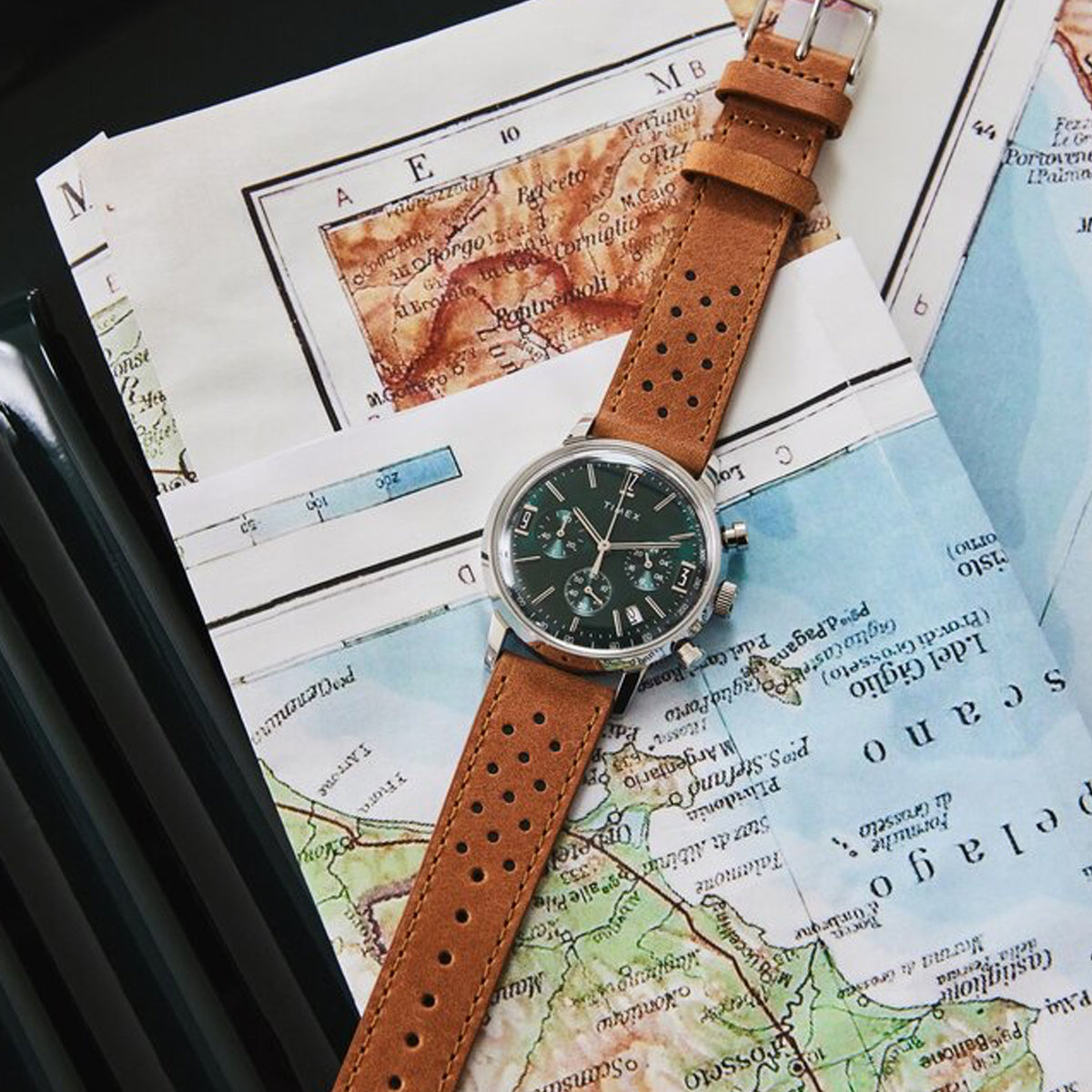 Timex Solo Tempo TW2W10100 Donna Acciaio Rettangolare