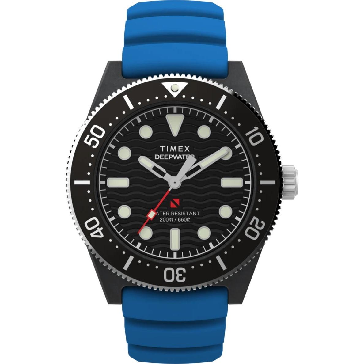 Timex Solo Tempo TW2Y02500 Acciaio Nero Indiglo