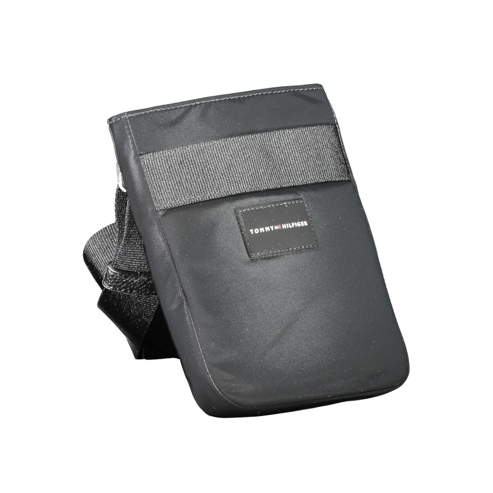 Tommy Hilfiger Black Polyester Men's Shoulder Bag
