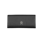 Tommy Hilfiger Black Polyurethane Women Wallet