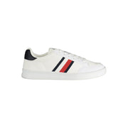 Tommy Hilfiger White Polyester Men Sneaker