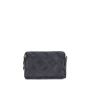 Tory Burch Black Calf Leather Bos Taurus Shoulder Bag
