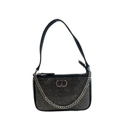 Twinset Black Polyurethane Women Shoulder Bag
