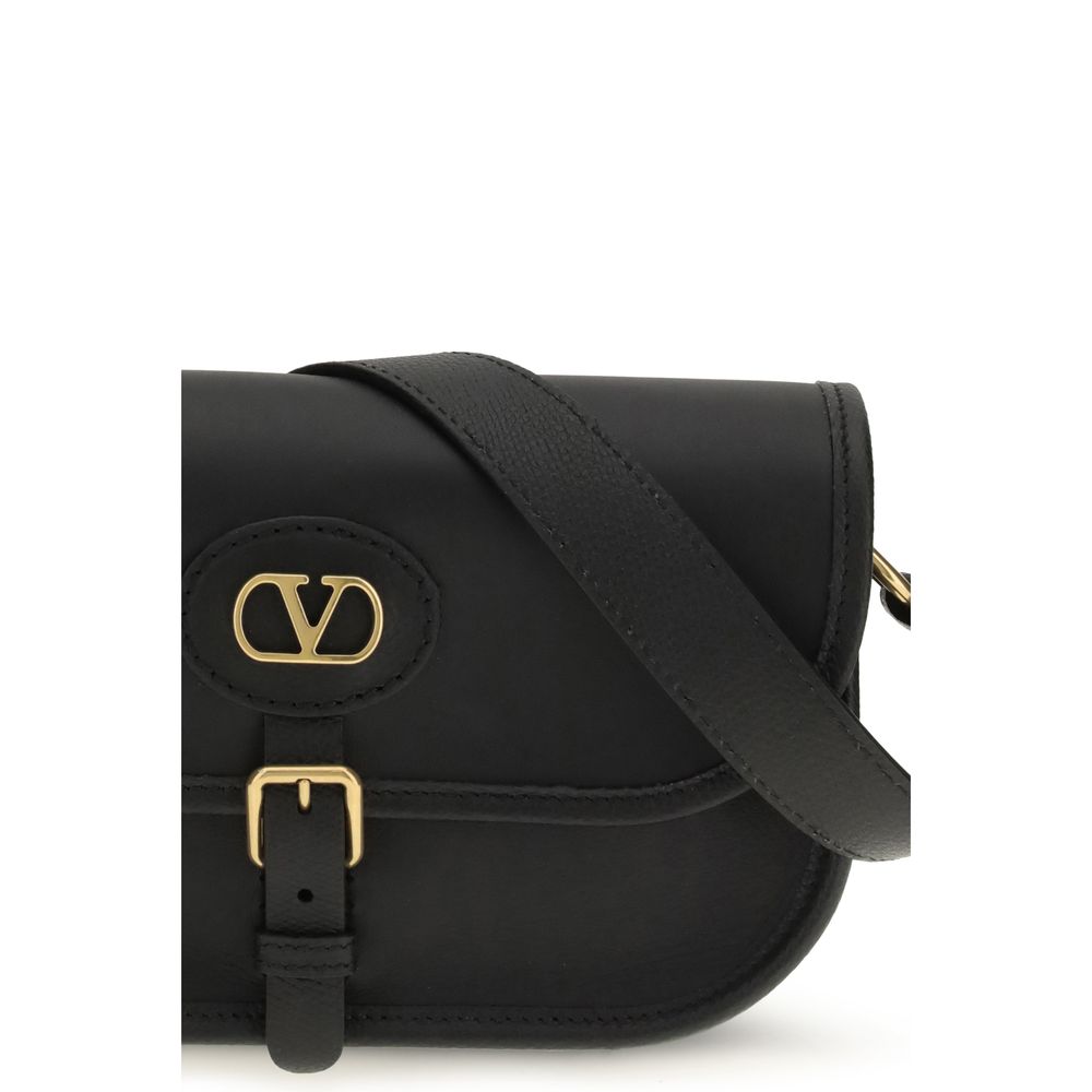 Valentino Garavani Antibes Borsa a Spalla Small in Pelle Nera