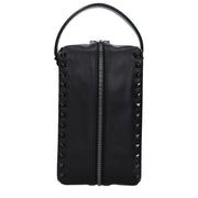 Valentino Garavani Black Leather Clutch Bag