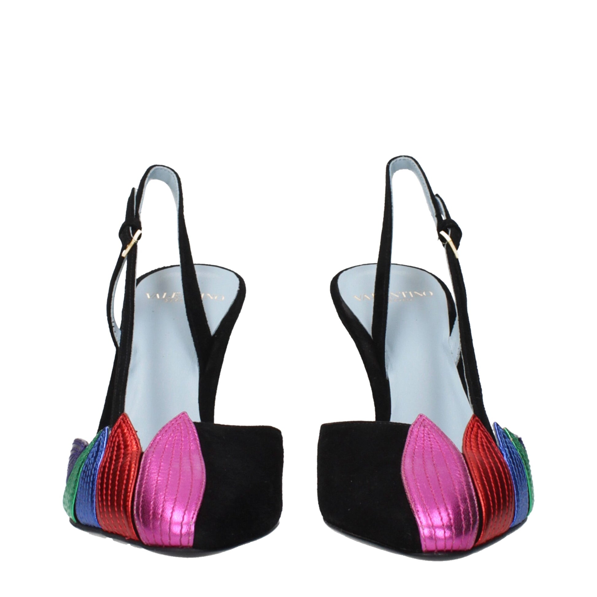 Valentino Garavani Black Leather Pumps