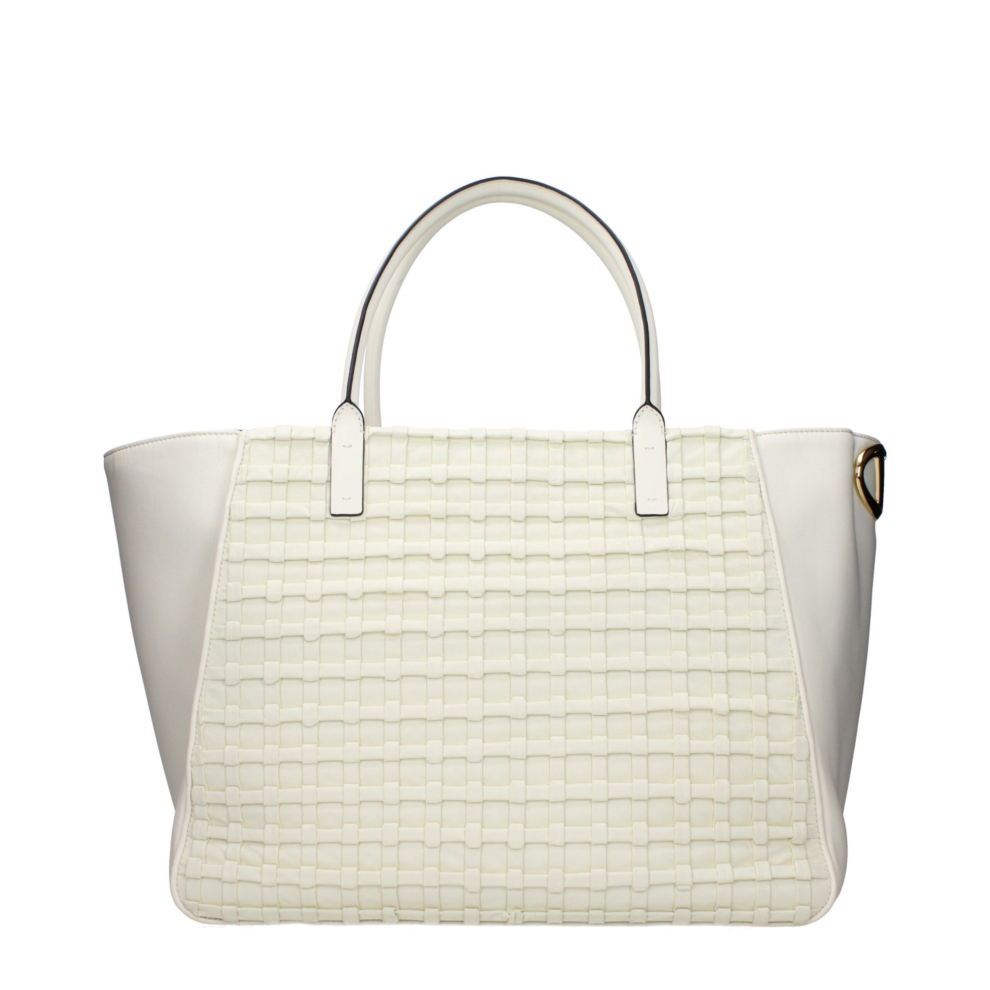Valentino Garavani Borsa a Mano Beige in Pelle Effetto Vintage