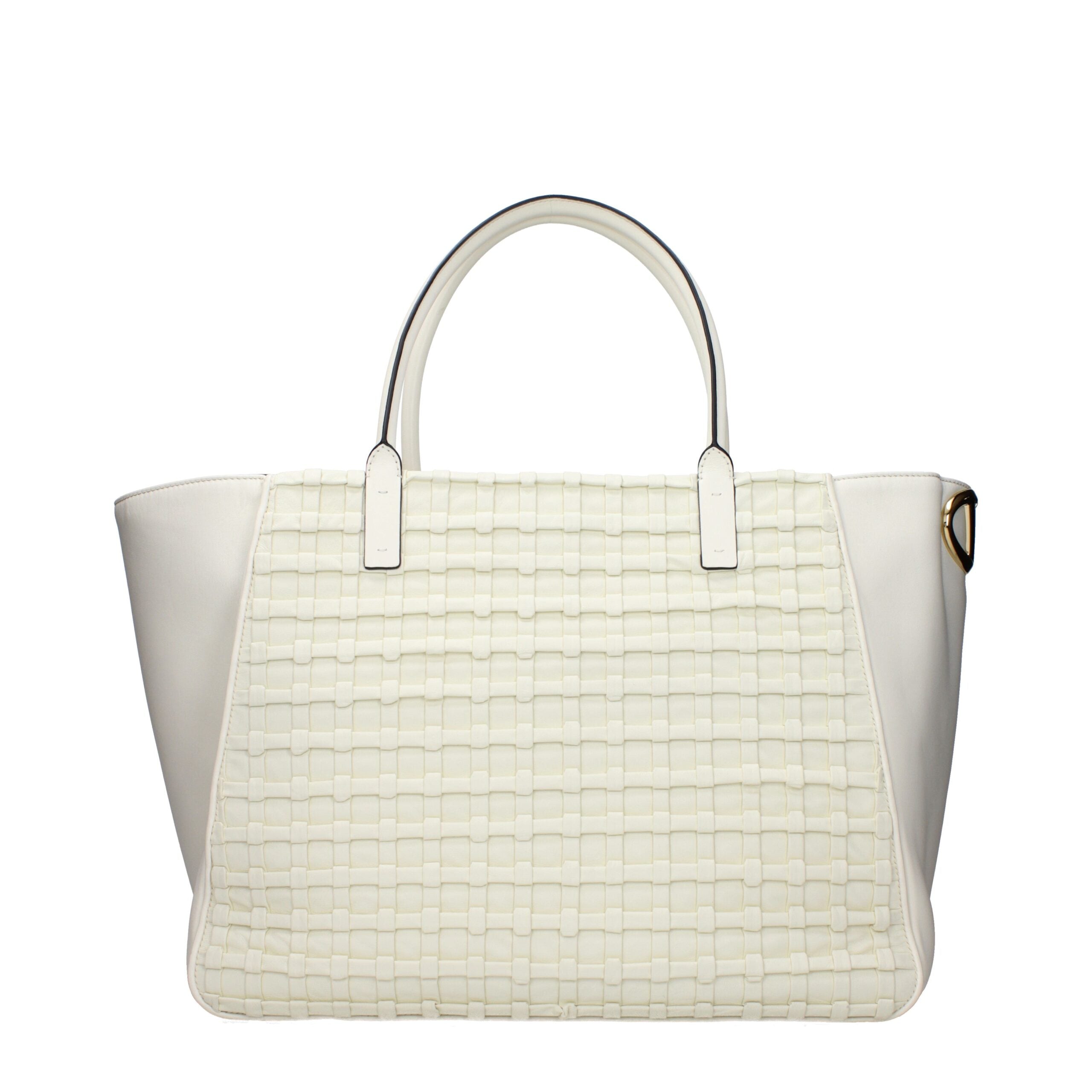 Valentino Garavani Borsa a Mano Beige in Pelle Effetto Vintage