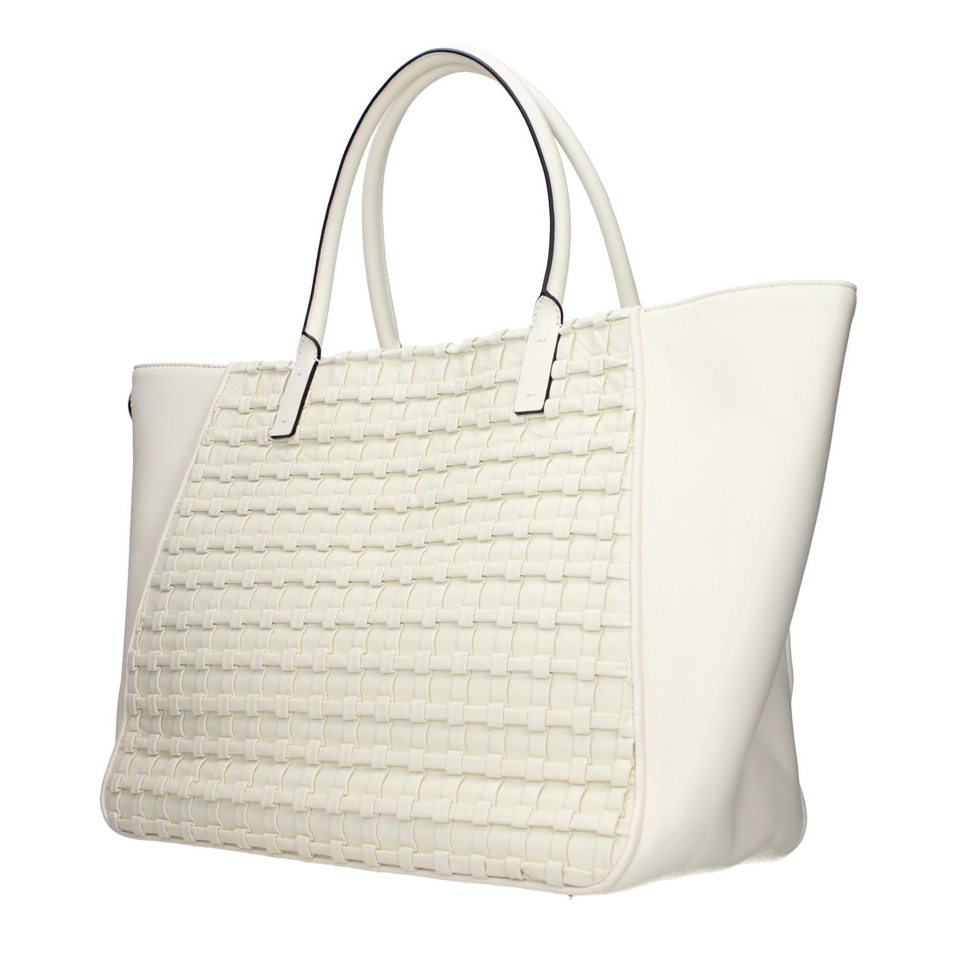 Valentino Garavani Borsa a Mano Beige in Pelle Effetto Vintage