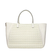 Valentino Garavani Borsa a Mano Beige in Pelle Effetto Vintage