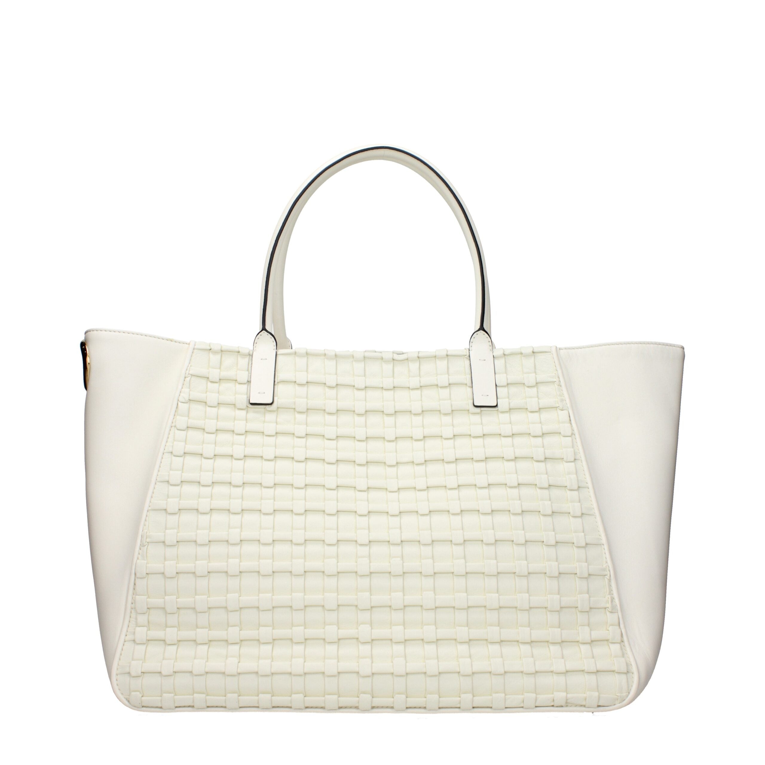 Valentino Garavani Borsa a Mano Beige in Pelle Effetto Vintage