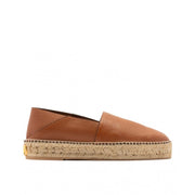 Valentino Garavani Espadrillas Marroni in Pelle Texturizzata