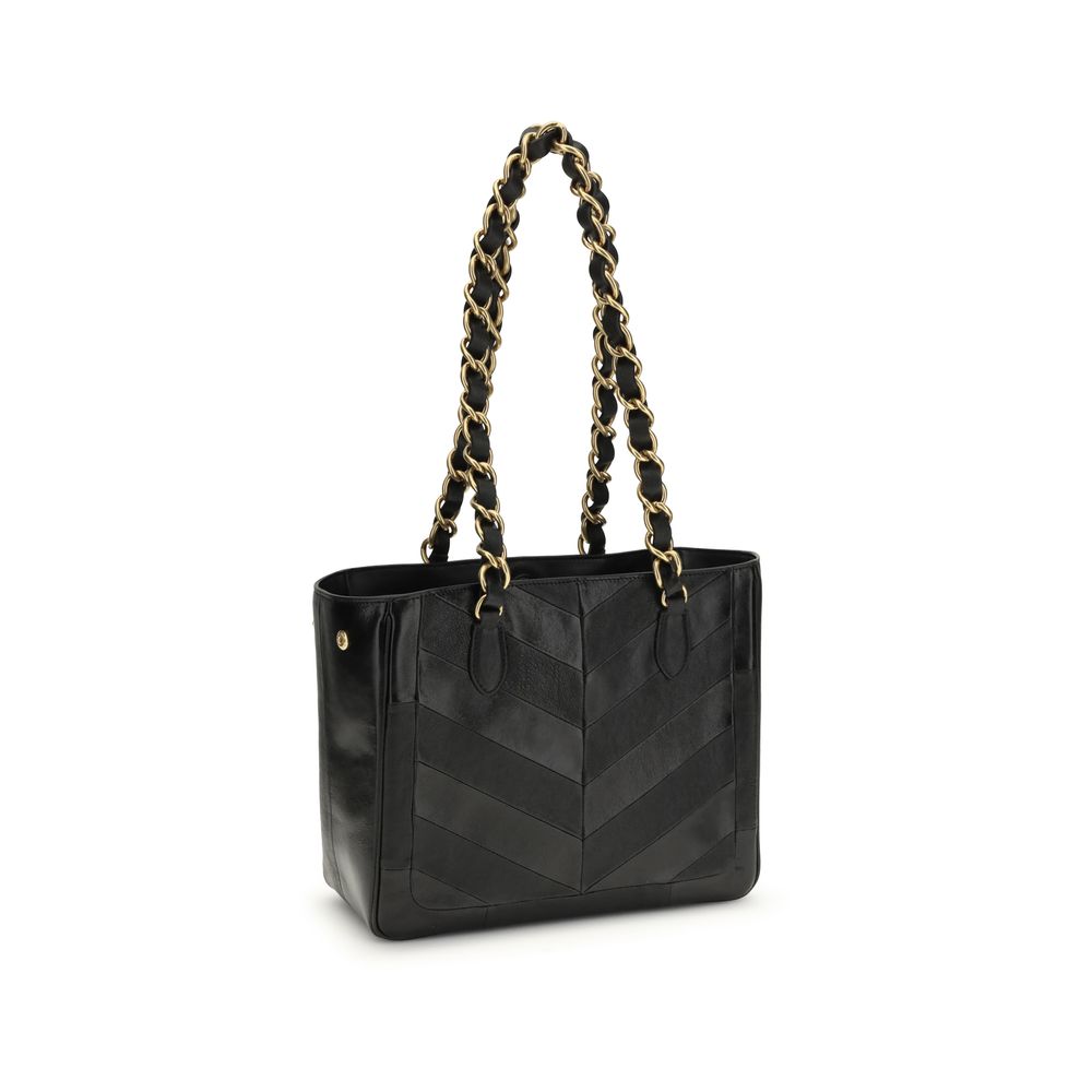 Valentino Garavani Laseine Borsa a Spalla Small in Nappa Nera