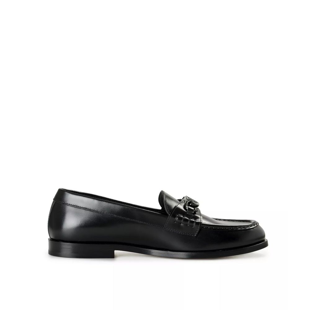 Valentino Garavani Mocassini Slip-On Neri in Pelle VLogo Uomo