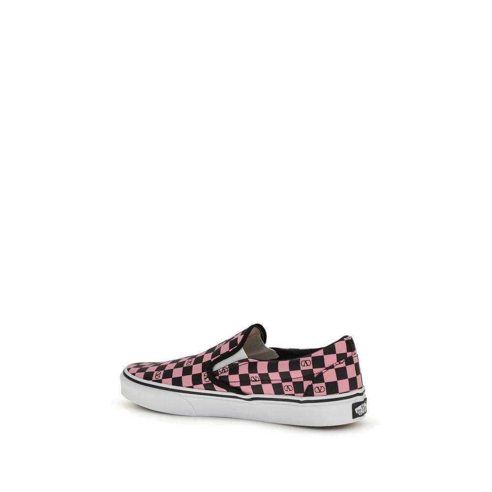 Valentino Garavani Multicolor Cotton Low Top Sneakers
