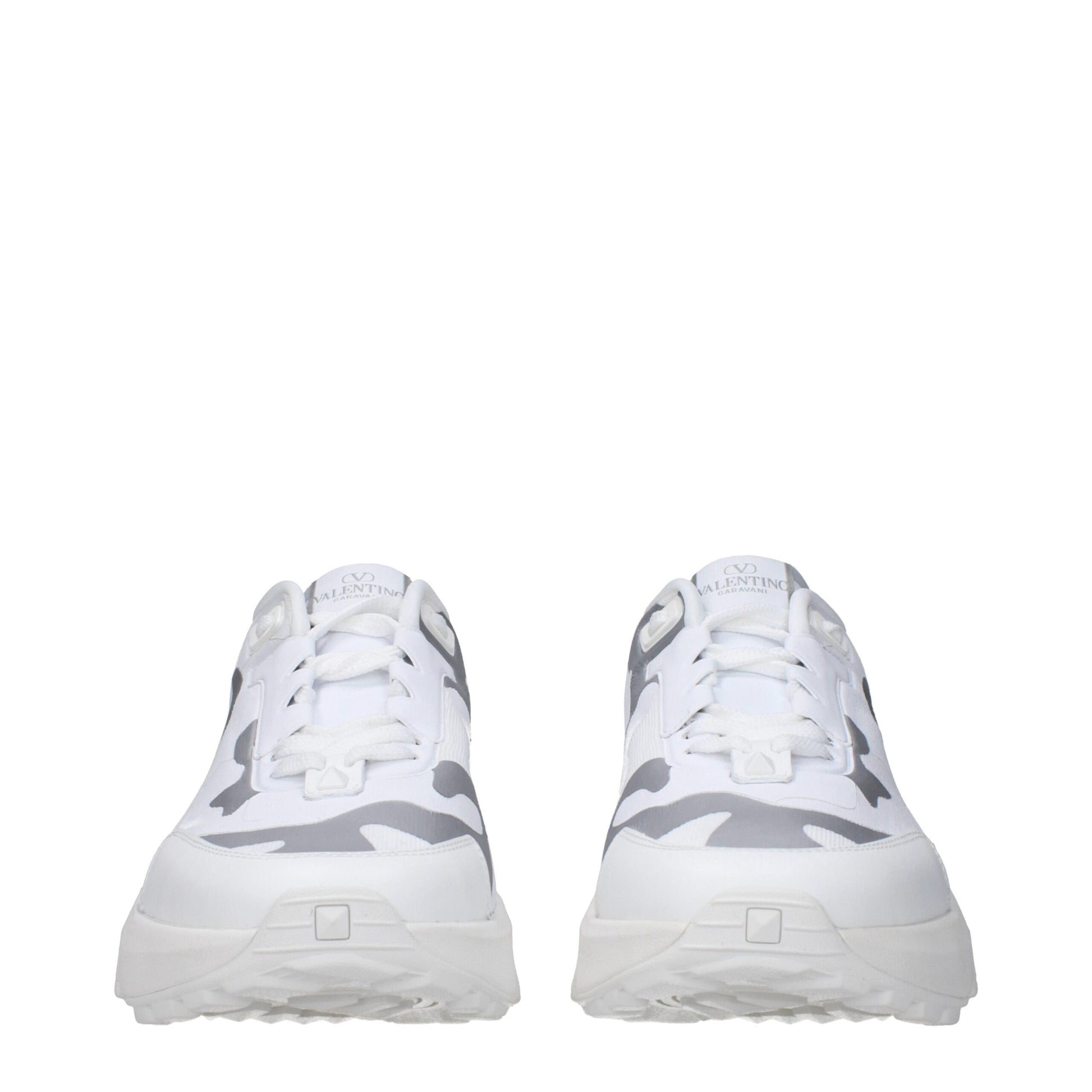 Valentino Garavani Rockstud VL7N Sneakers Uomo Bianche Borchiate