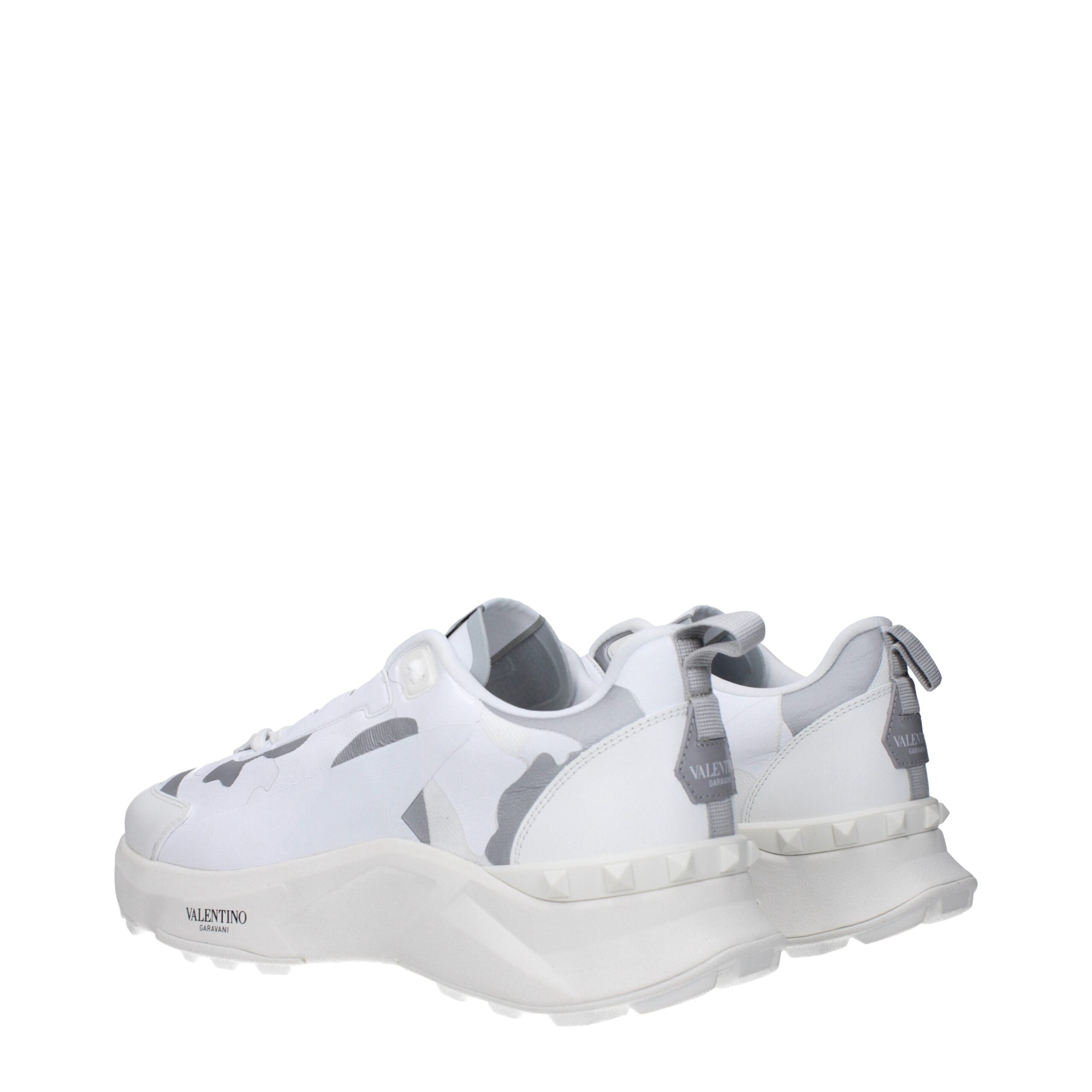 Valentino Garavani Rockstud VL7N Sneakers Uomo Bianche Borchiate