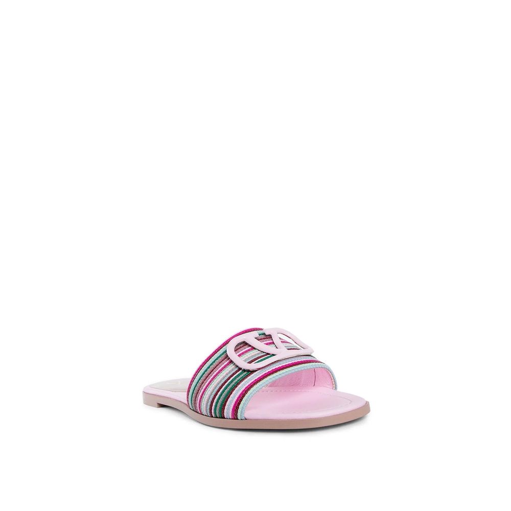 Valentino Garavani Slides Multicolor in Pelle Donna