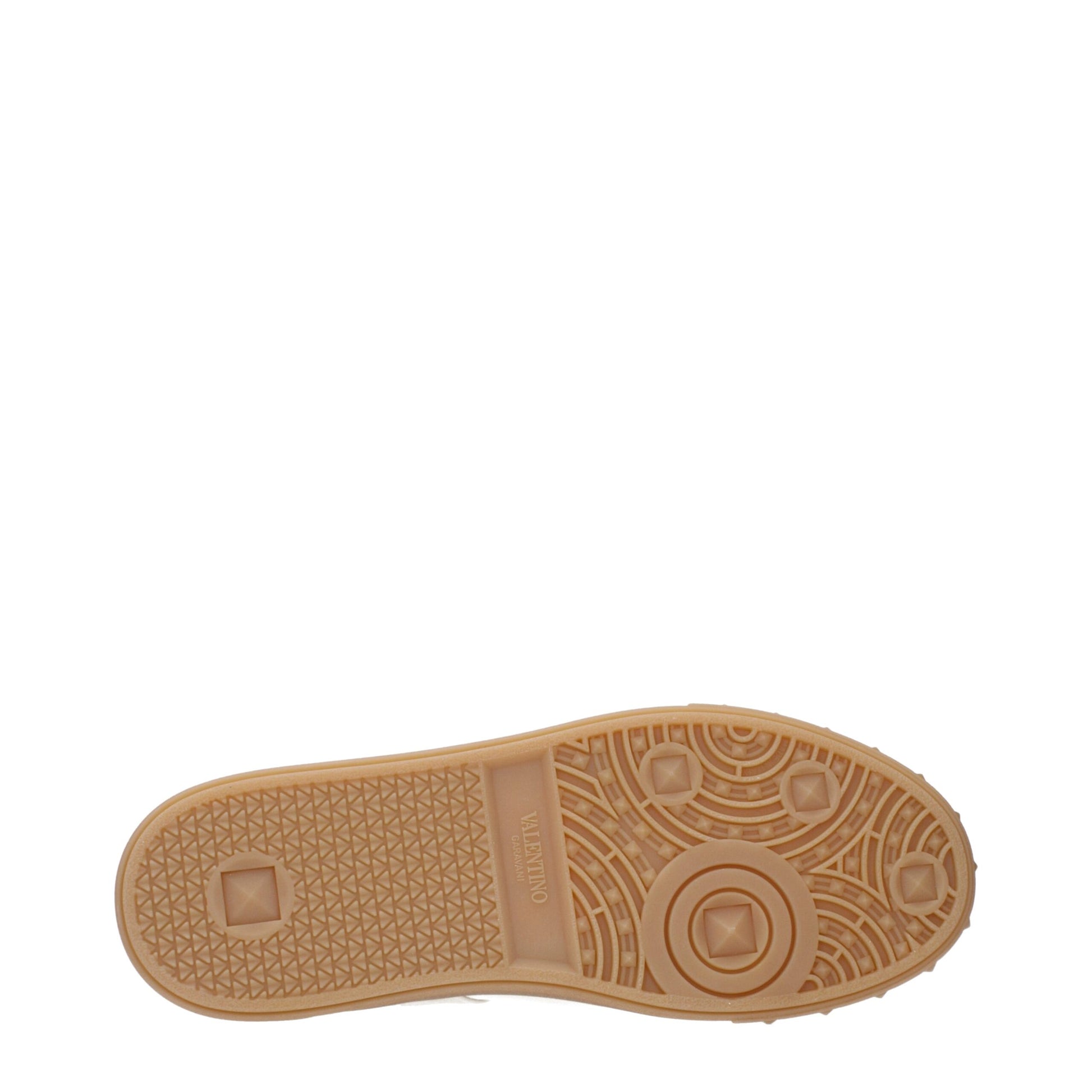 Valentino Garavani Sneakers Low-Top Beige in Tessuto (Logo Frontale)