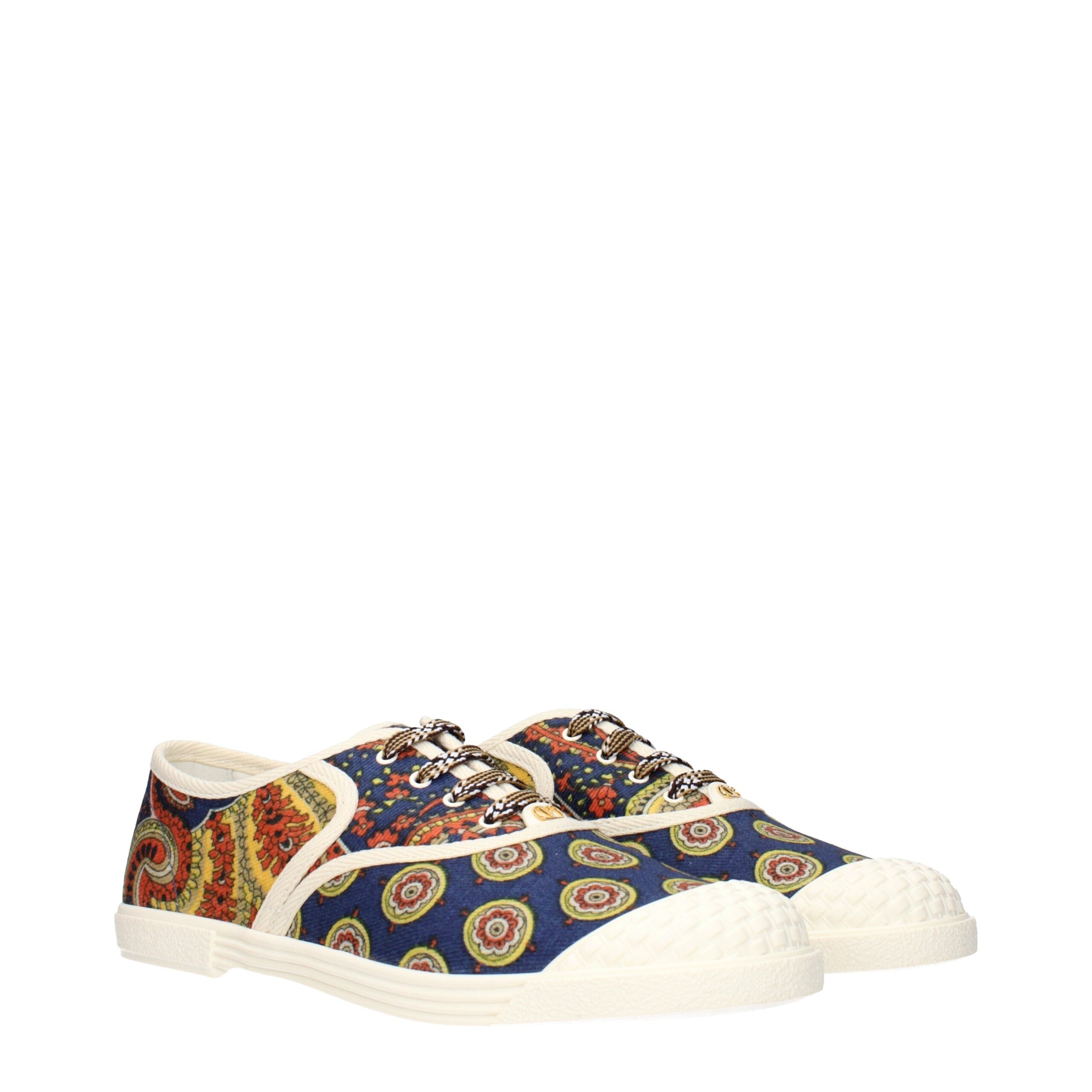 Valentino Garavani Sneakers Low-Top Multicolor in Tessuto (Logo Frontale)