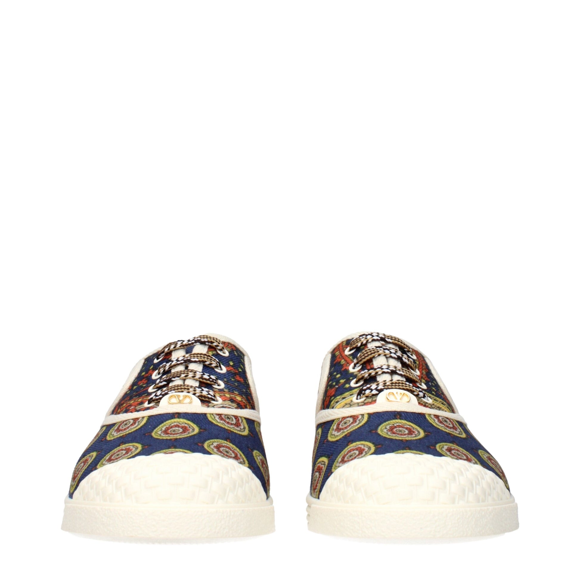 Valentino Garavani Sneakers Low-Top Multicolor in Tessuto (Logo Frontale)
