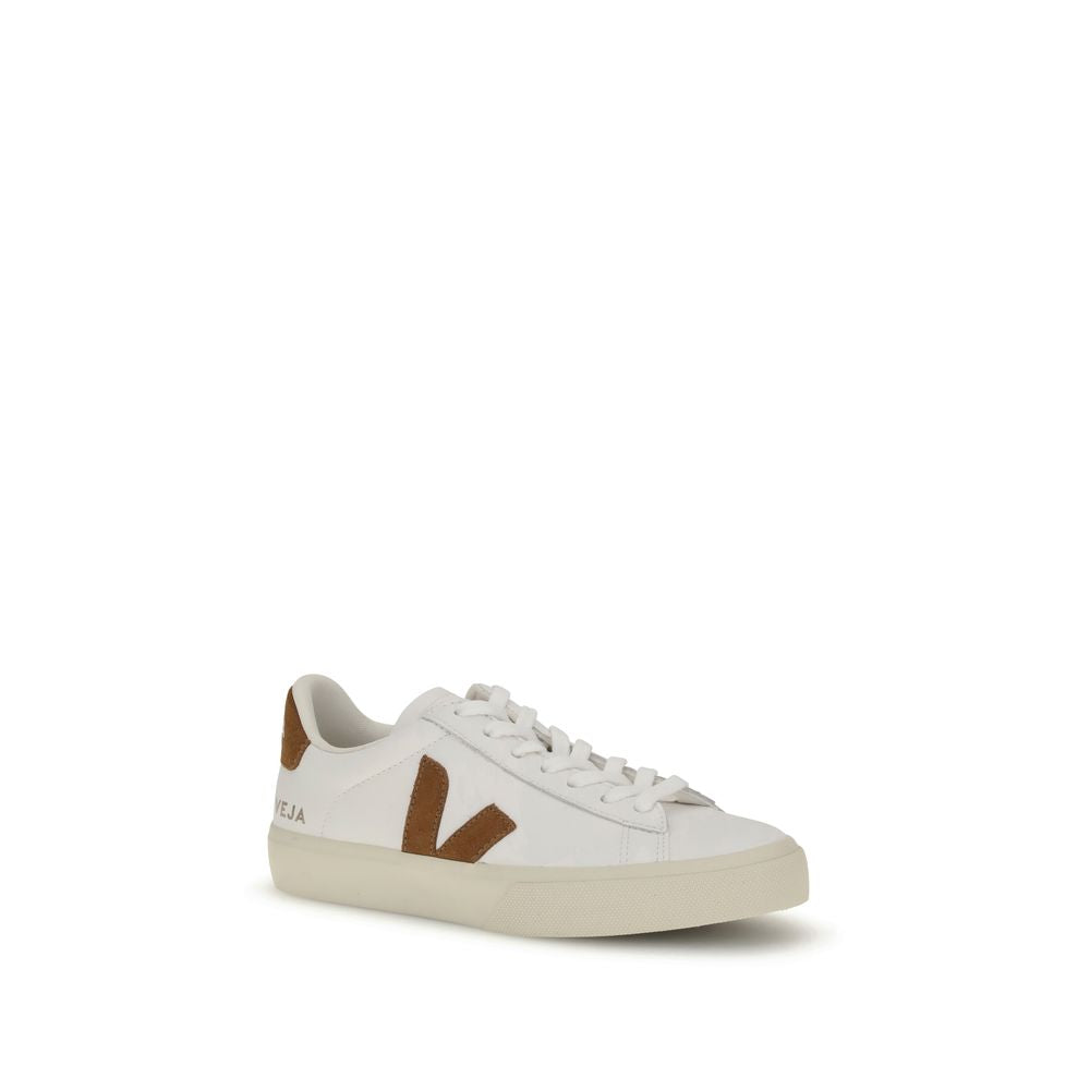 Veja White Leather Low Top Sneakers