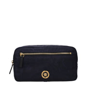 Versace Blue Fabric Backpack