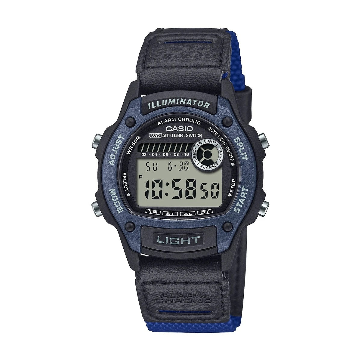 Orologio Casio W-220HF-2AVEF Digitale Sportivo Resina Blu