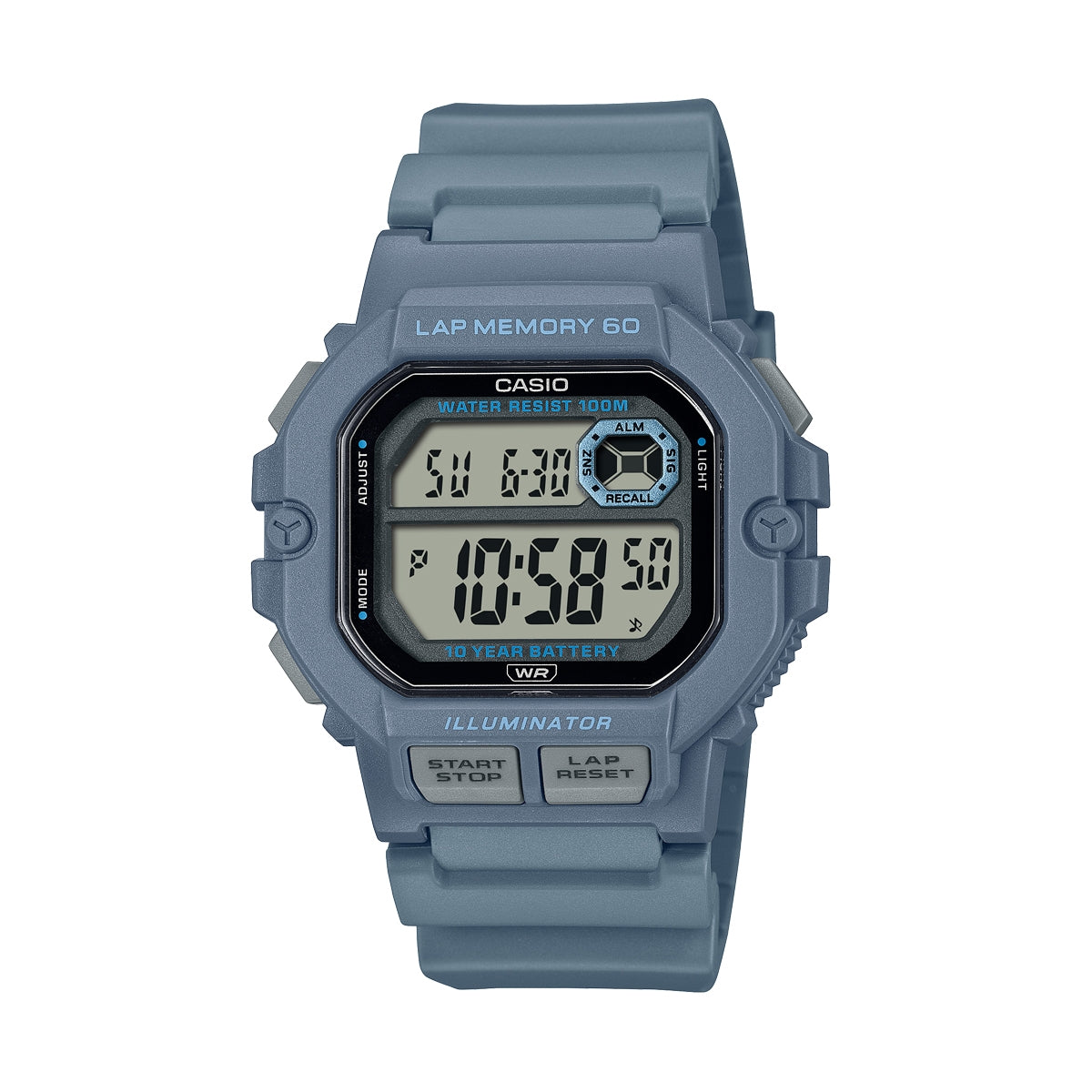 Casio WS-1400H-2AVEF Blue Resin Sports Watch
