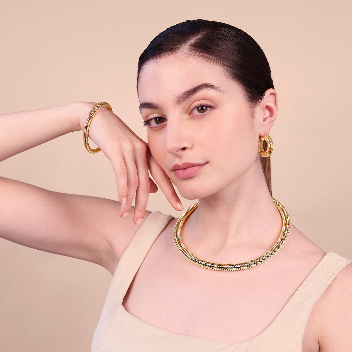 Etruscan Women's Necklace WSET00790-YG