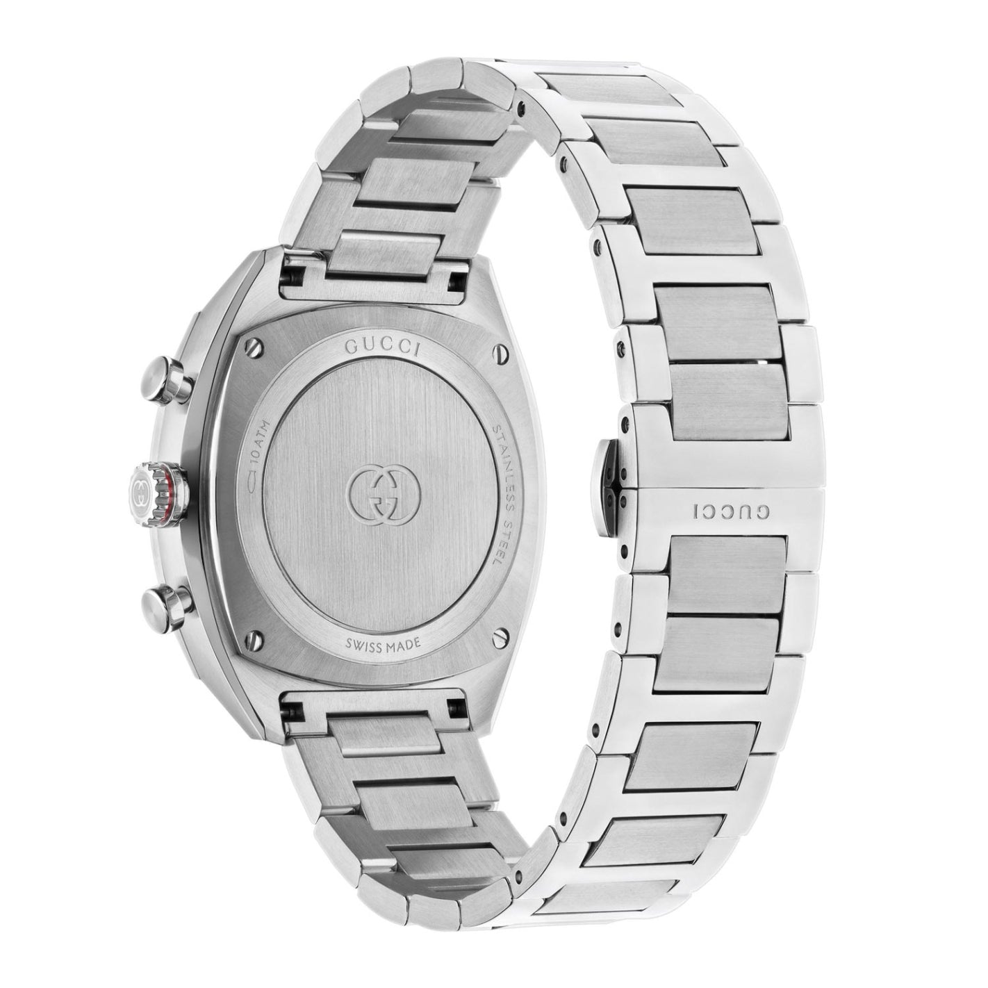 Gucci Interlocking G YA142317 Chronograph Watch Blue Dial