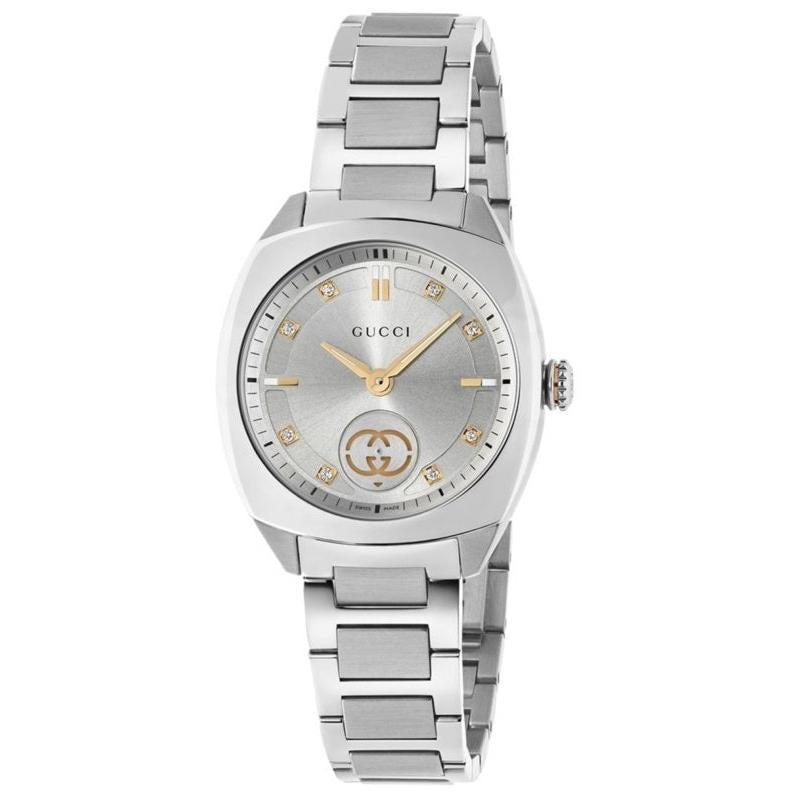 Gucci Women's Watch YA142510 Dive Two-Tone Blue