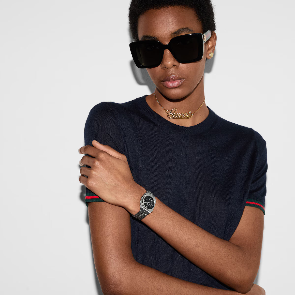 Gucci G-Flat Watch YA166505 Swiss Made Quartz