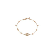 Gucci Gourmette Chain Bracelet 925 Silver Short Size YBA729403001