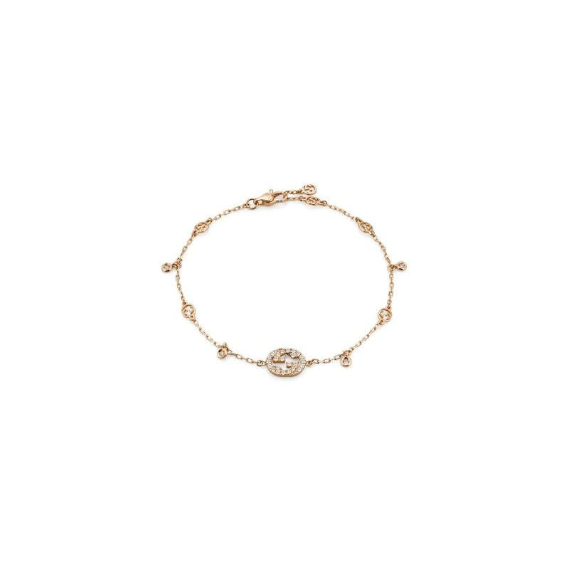 Gucci Gourmette Chain Bracelet 925 Silver Short Size YBA729403001