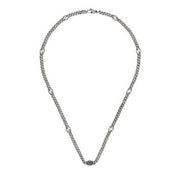 Bracciale Catena Rolò Testa di Felino Gucci Argento 925 YBB678661001